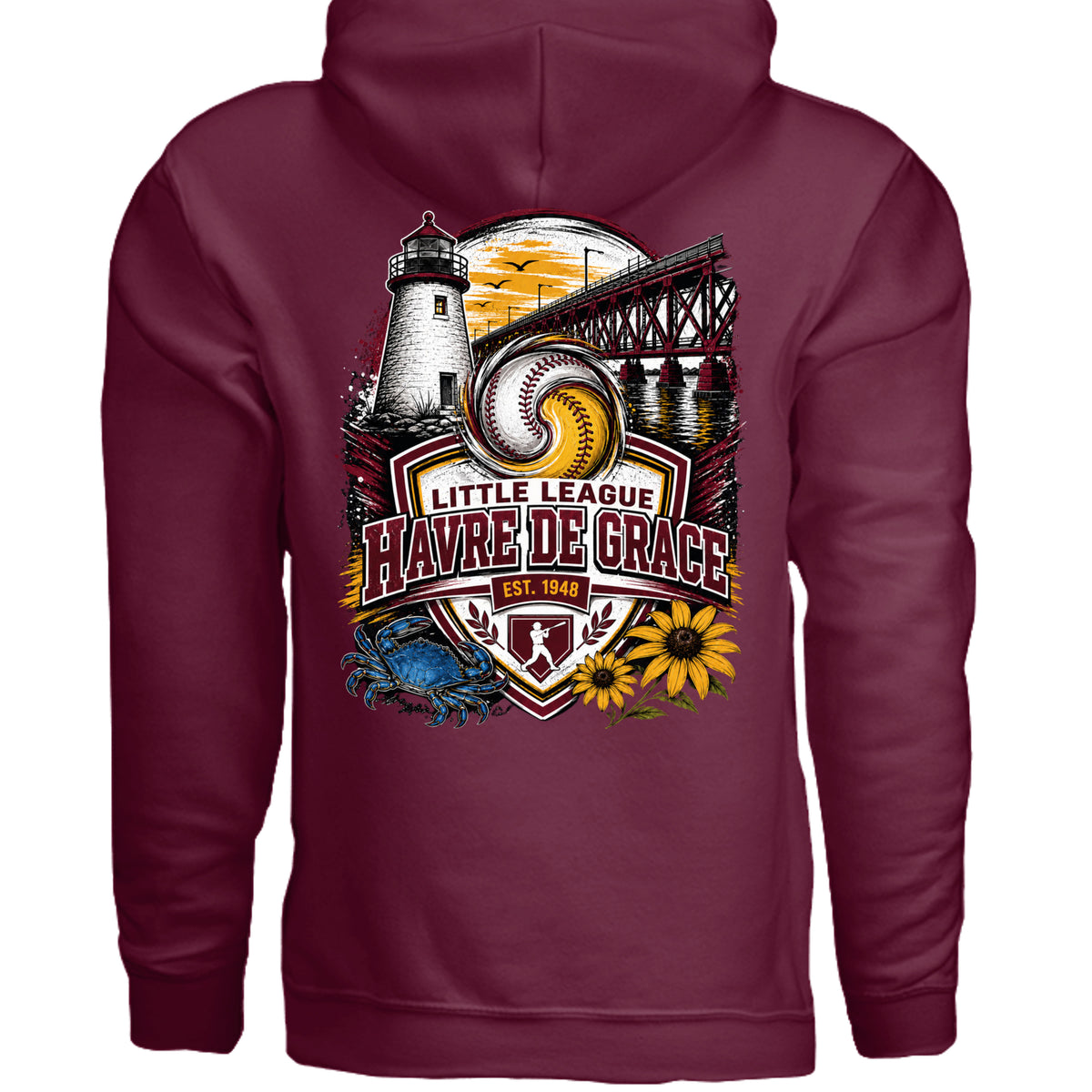 MAROON - G185 - BACK