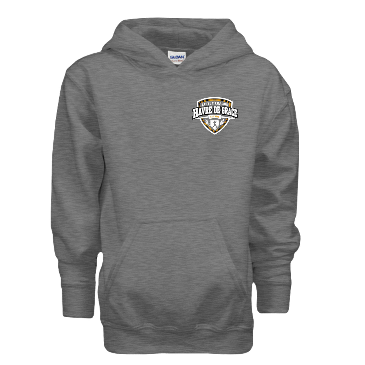 GRAPHITE HEATHER - G185B - FRONT
