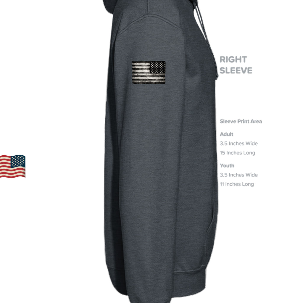 DARK HEATHER - SF500 - SLEEVE_RIGHT
