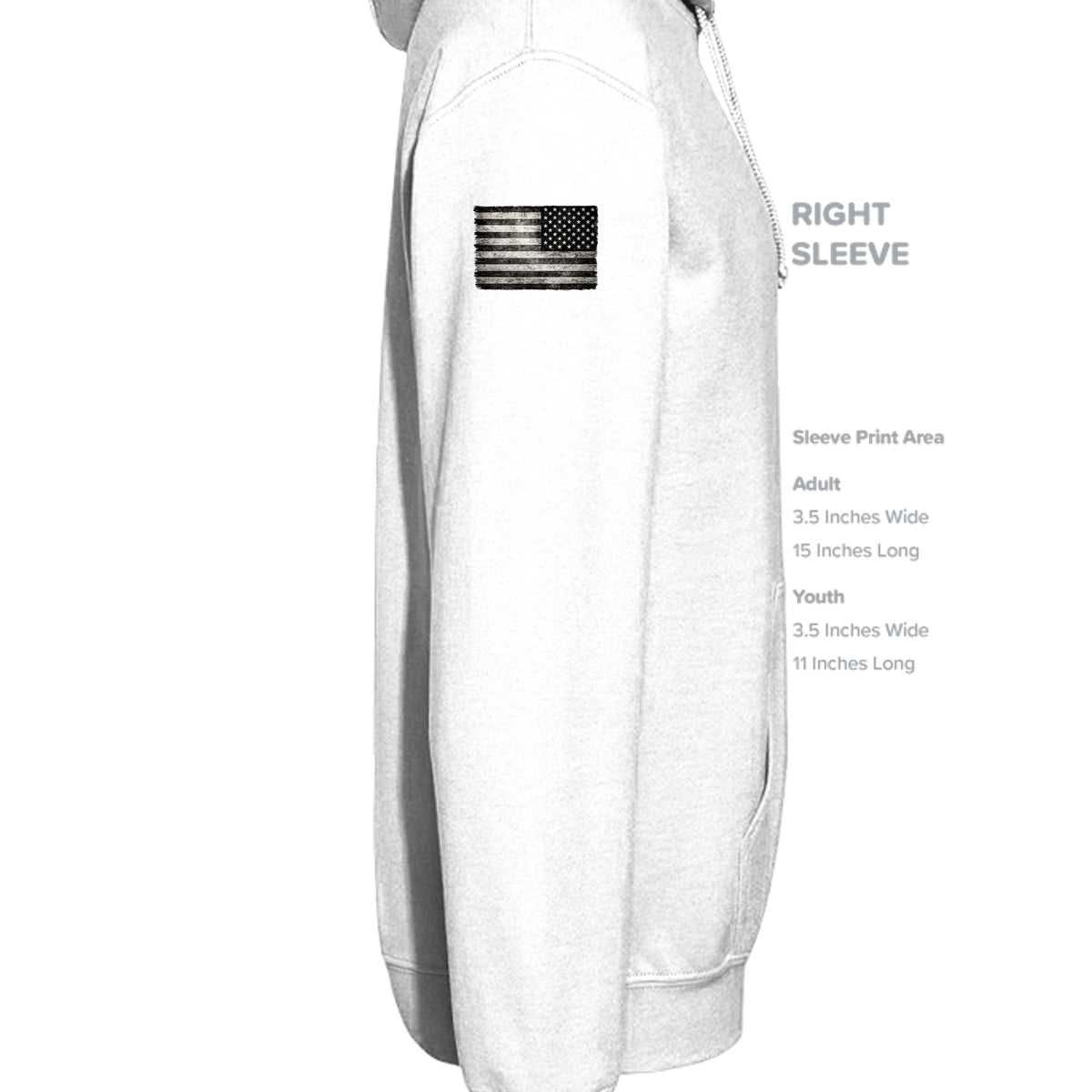 WHITE - SF500 - SLEEVE_RIGHT