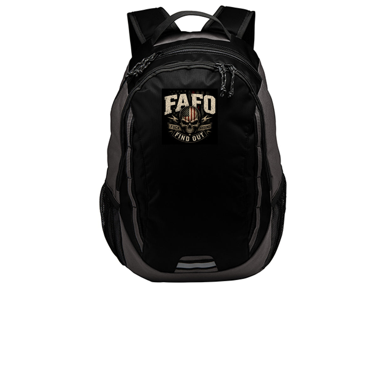 Black/Dk Char - BG208 - FRONT